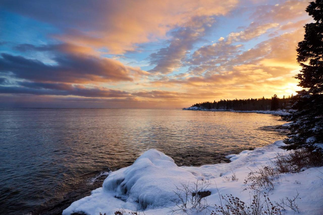 Reflections Cabin On Lake Superior - Near Lutsen Schroeder 外观 照片